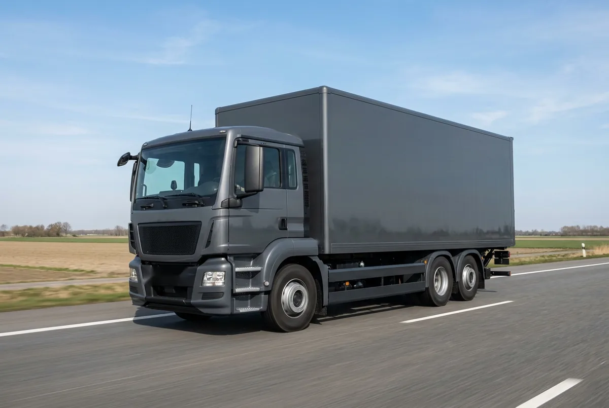 Generated illustration, not a photograph: MAN TGS 26.320 6x2/4, a 6×2 rigid lorry