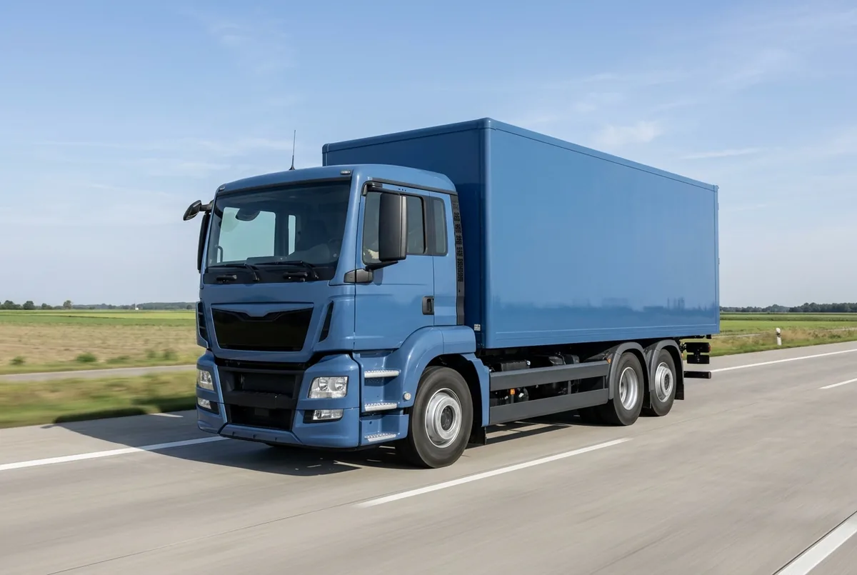 Generated illustration, not a photograph: MAN TGS 26.330 6x2/4, a 6×2 rigid lorry