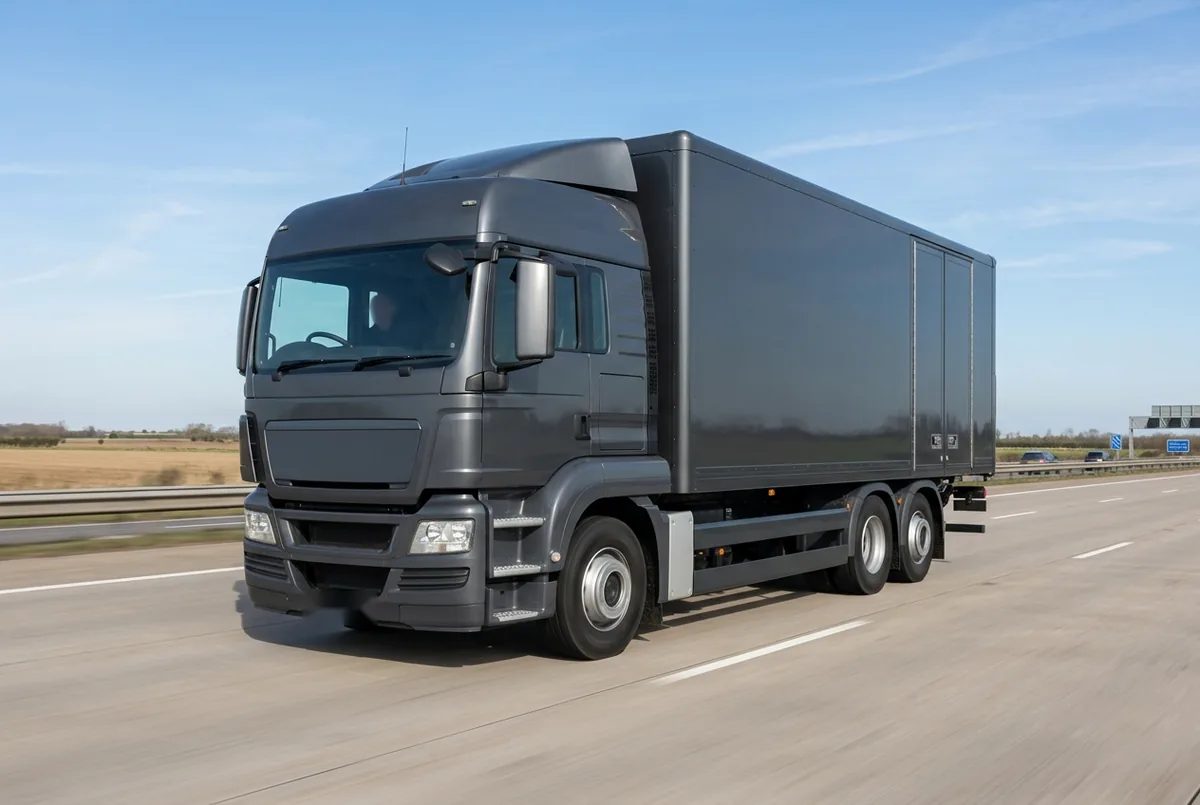 Generated illustration, not a photograph: MAN TGS 26.360 6x2-2, 9 L, a 6×2 rigid lorry