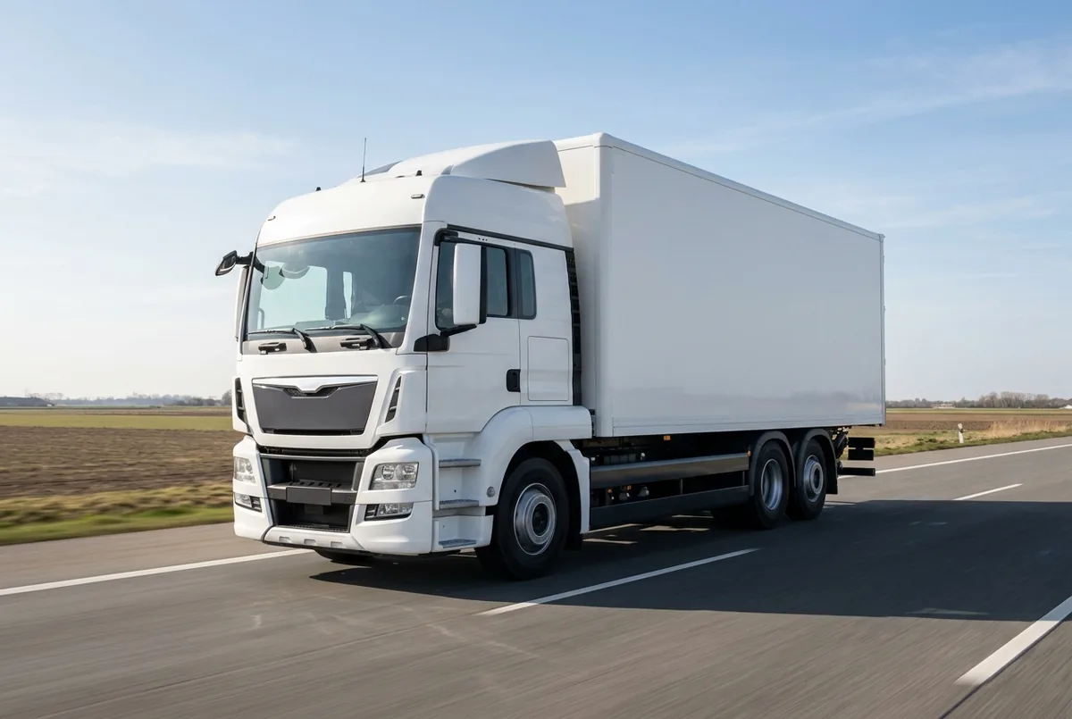 Generated illustration, not a photograph: MAN TGS 26.360 6x4, 9 L, 6x2, a 6×2 rigid lorry