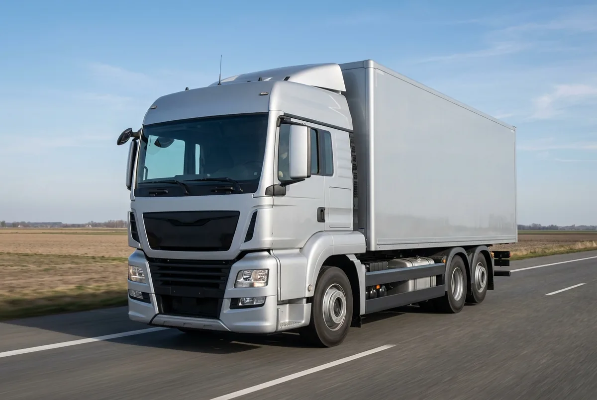 Generated illustration, not a photograph: MAN TGS 26.400 6x2-2, 9 L, a 6×2 rigid lorry