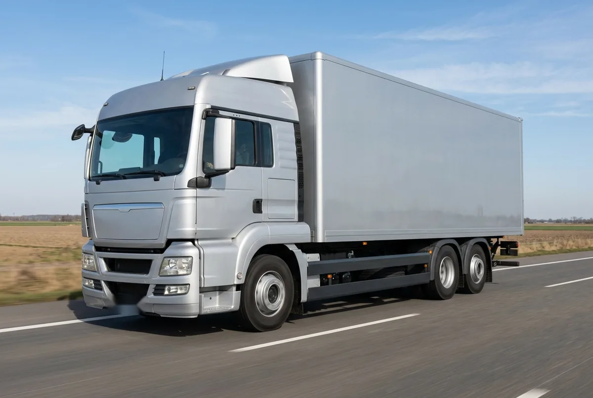 Generated illustration, not a photograph: MAN TGS 26.400 6x2/4, a 6×2 rigid lorry