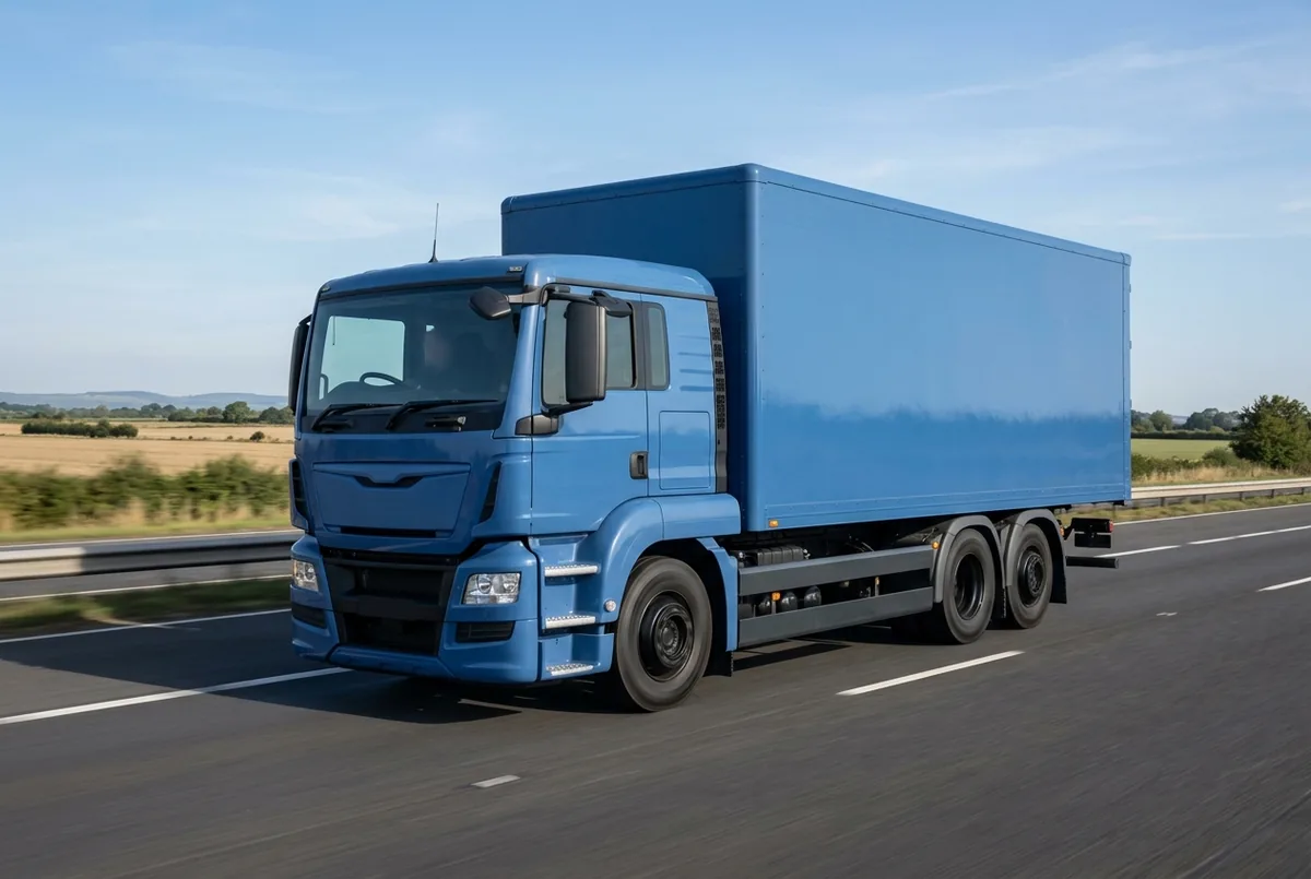 Generated illustration, not a photograph: MAN TGS 26.500 6x2-4, a 6×2 rigid lorry