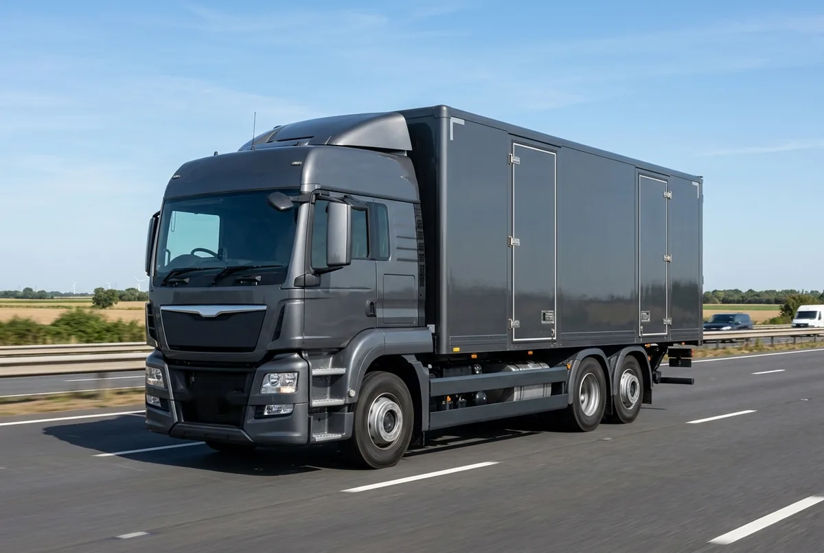 Generated illustration, not a photograph: MAN TGS 28.470 6x2-4, a 6×2 rigid lorry