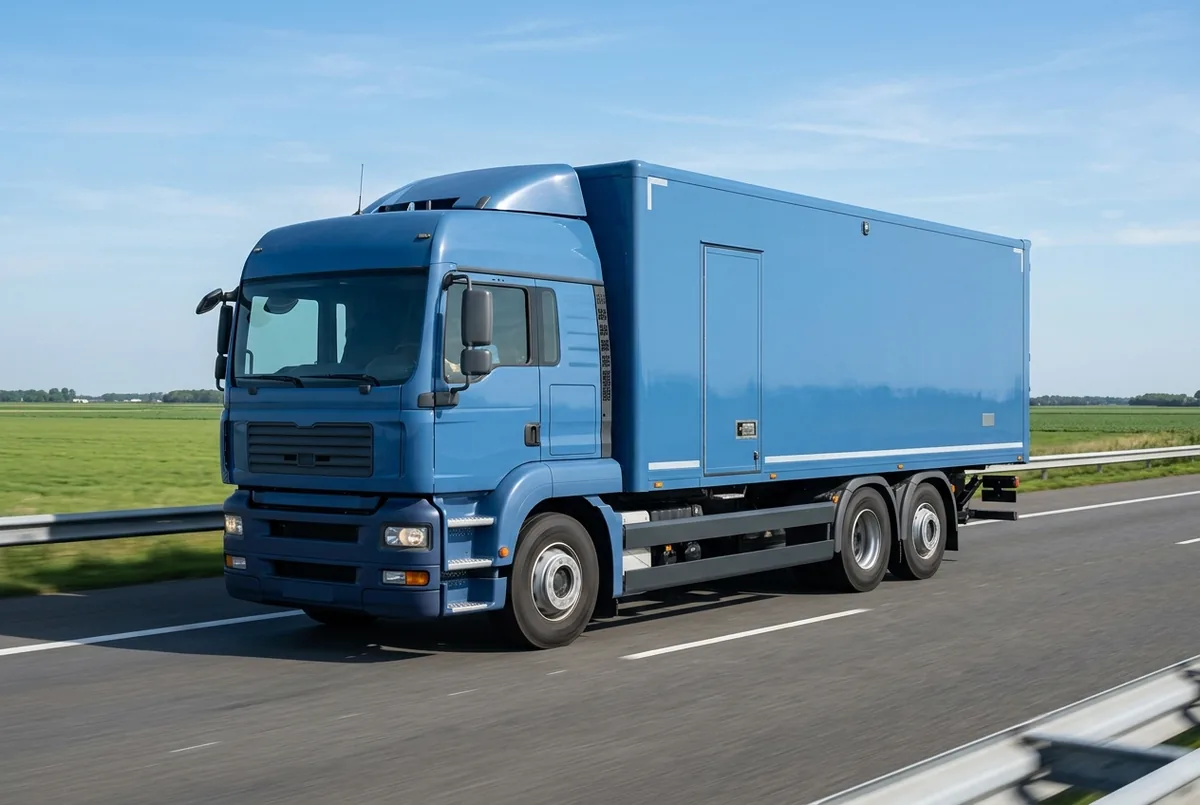 Generated illustration, not a photograph: MAN TGS 28.500 6x2-4, a 6×2 rigid lorry
