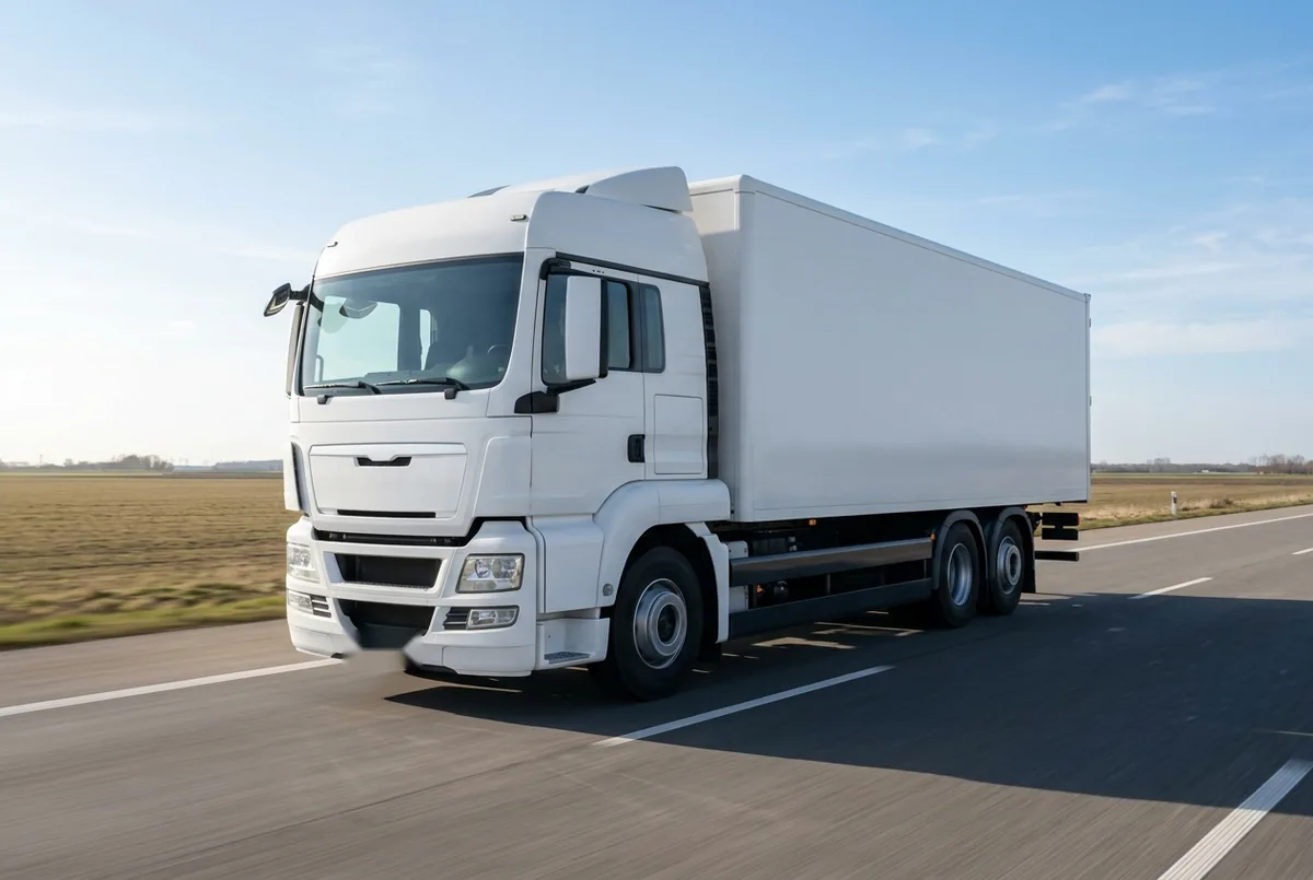 Generated illustration, not a photograph: MAN TGS 28.510 6x4, a 6×2 rigid lorry