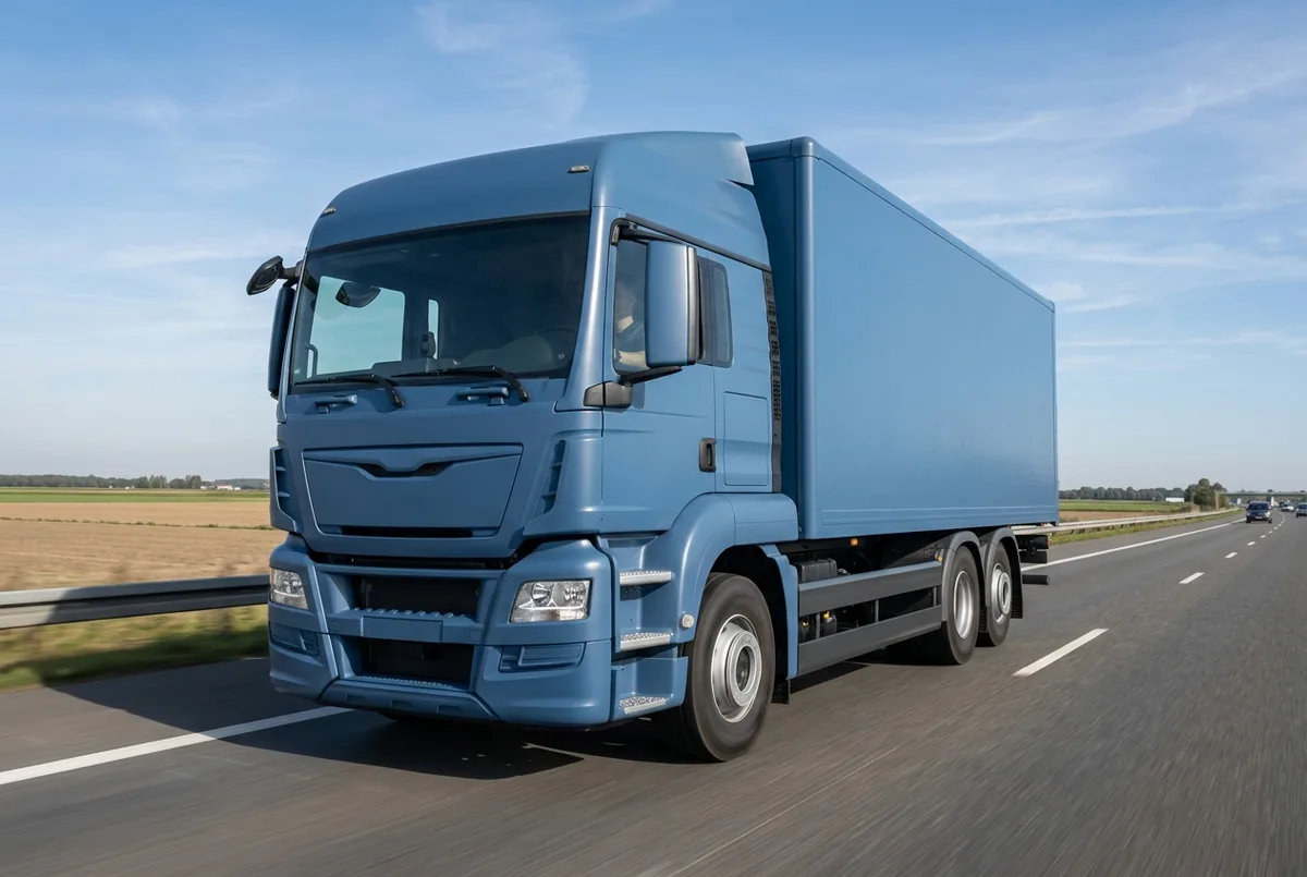 Generated illustration, not a photograph: MAN TGS 33.470 6x4, rigid lorry, a 6×4 rigid lorry