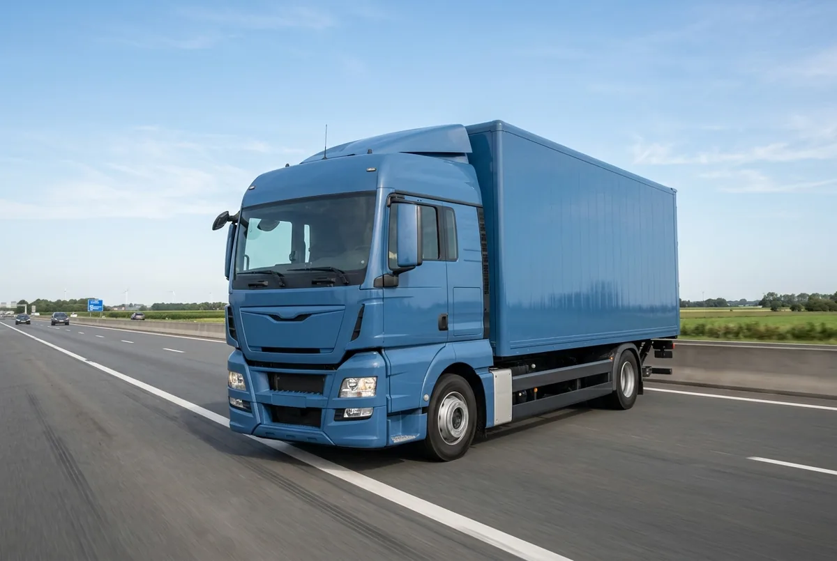Generated illustration, not a photograph: MAN TGX 18.460 4x2, rigid lorry (2017–2018), a 4×2 rigid lorry