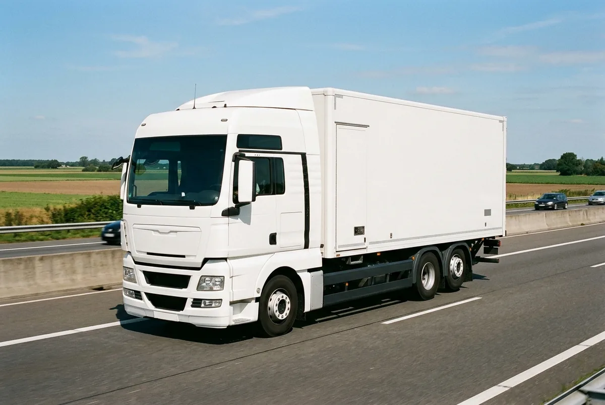 Generated illustration, not a photograph: MAN TGX 26.480 6x2-2, a 6×2 rigid lorry