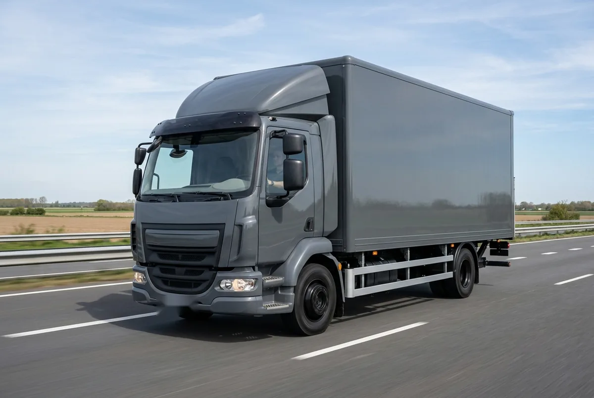 Generated illustration, not a photograph: DAF XB 190 FA, a 4×2 rigid lorry