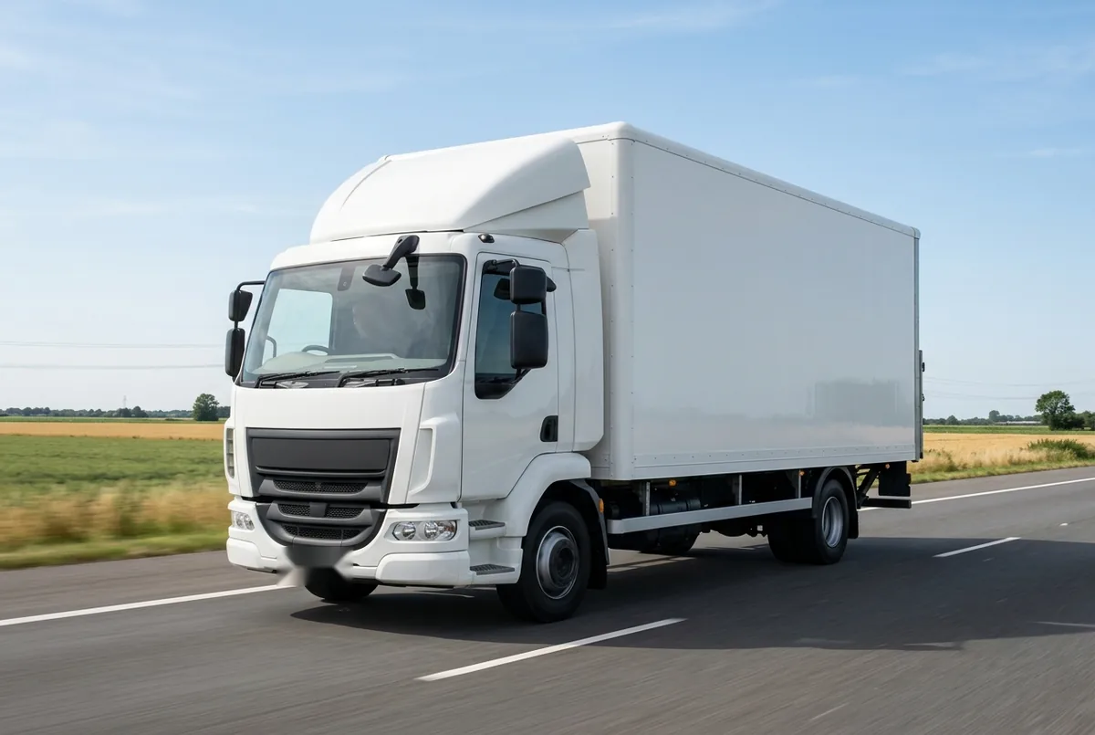Generated illustration, not a photograph: DAF XB 230 FA, a 4×2 rigid lorry