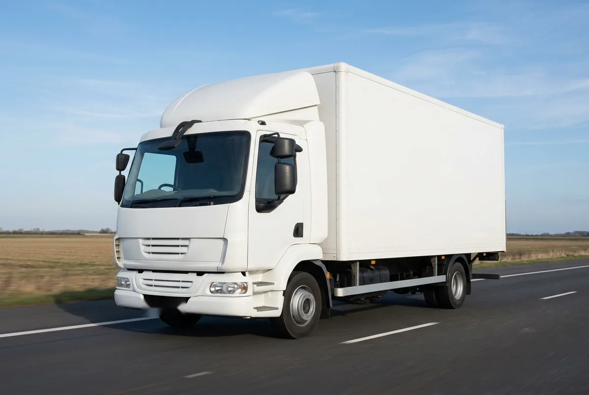 Generated illustration, not a photograph: DAF XB 290 FA, a 4×2 rigid lorry