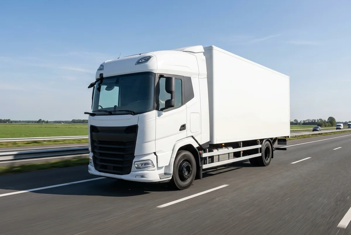 Generated illustration, not a photograph: DAF XD 260 FA, a 4×2 rigid lorry