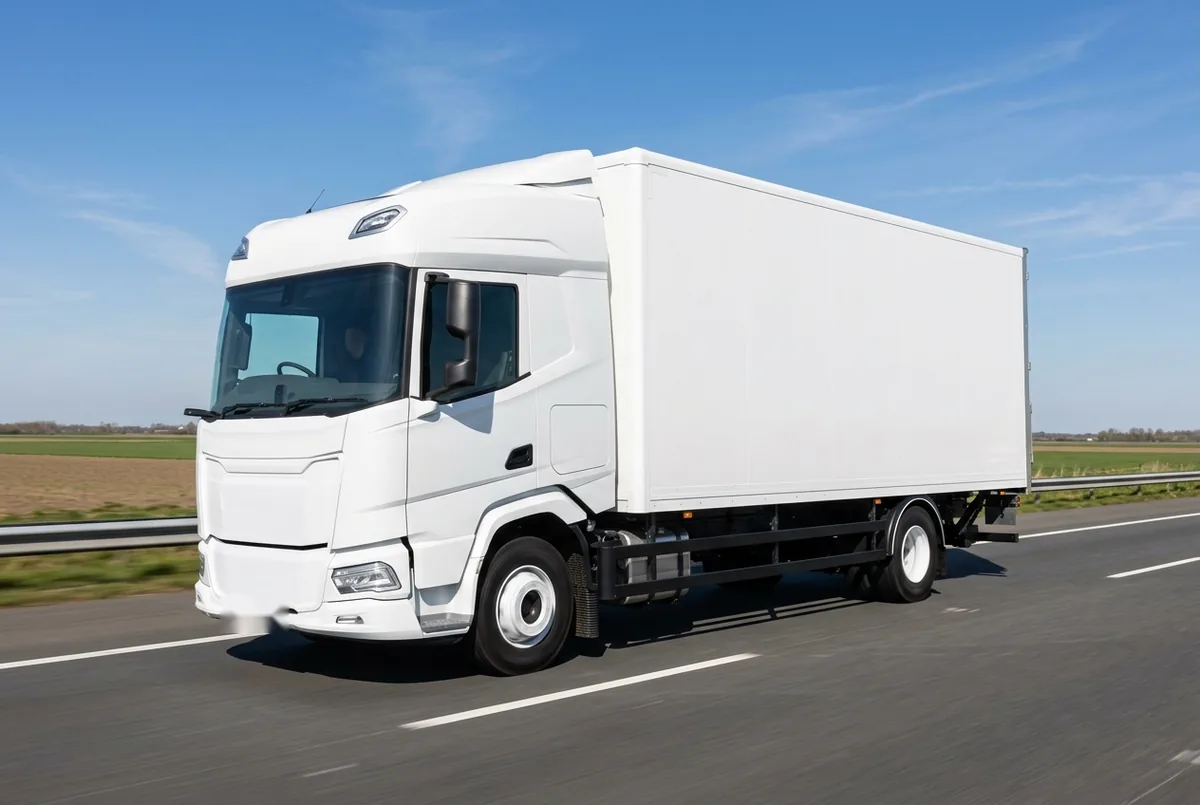 Generated illustration, not a photograph: DAF XD 290 FA, a 4×2 rigid lorry
