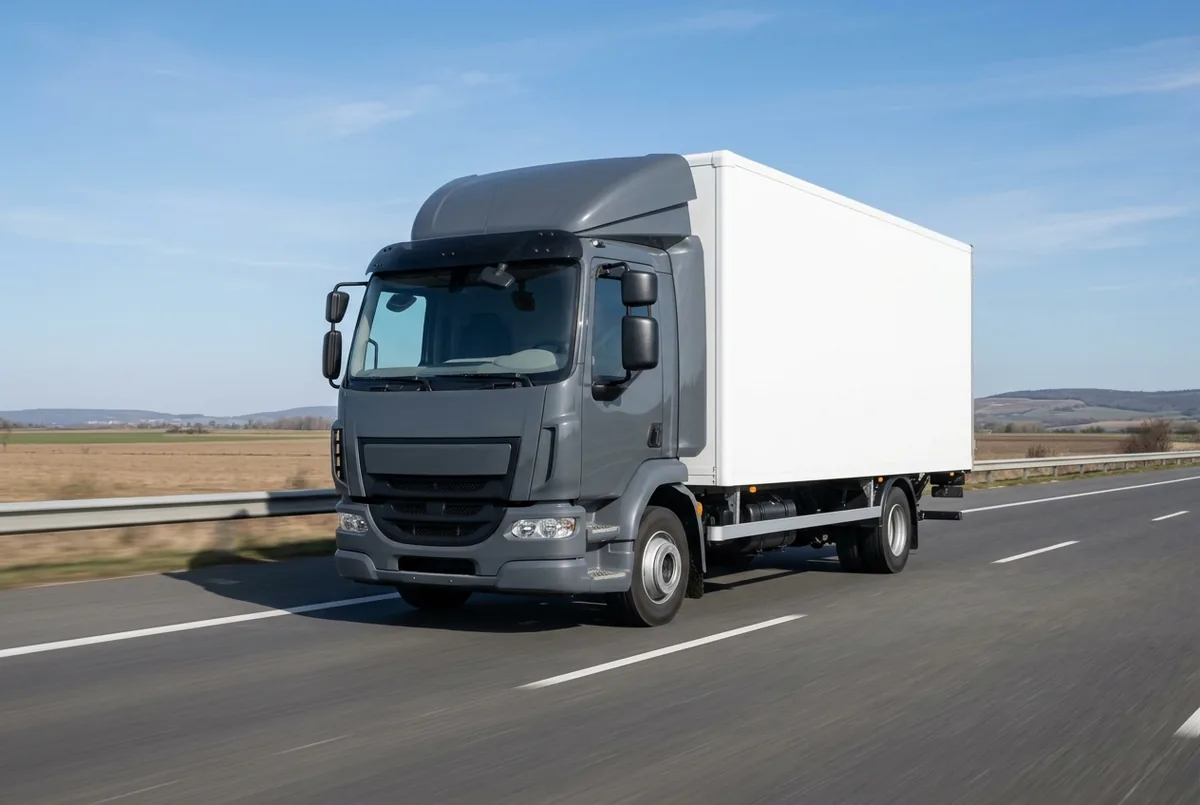 Generated illustration, not a photograph: DAF XD 300 FA, a 4×2 rigid lorry