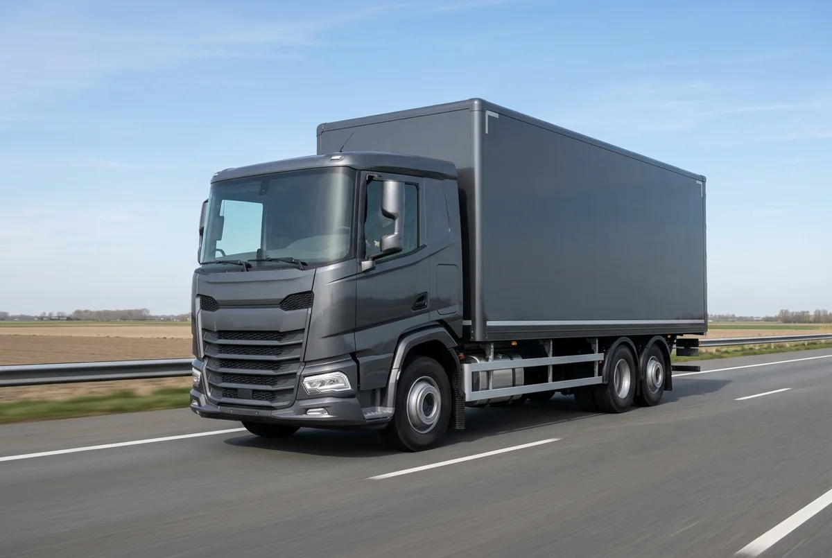Generated illustration, not a photograph: DAF XD 340 FAG, a 6×2 rigid lorry