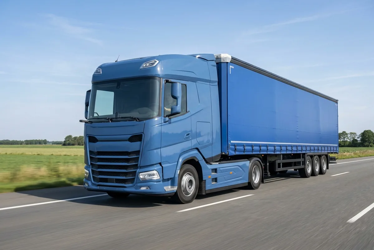 Generated illustration, not a photograph: DAF XD 340 FT, a 4×2 tractor unit
