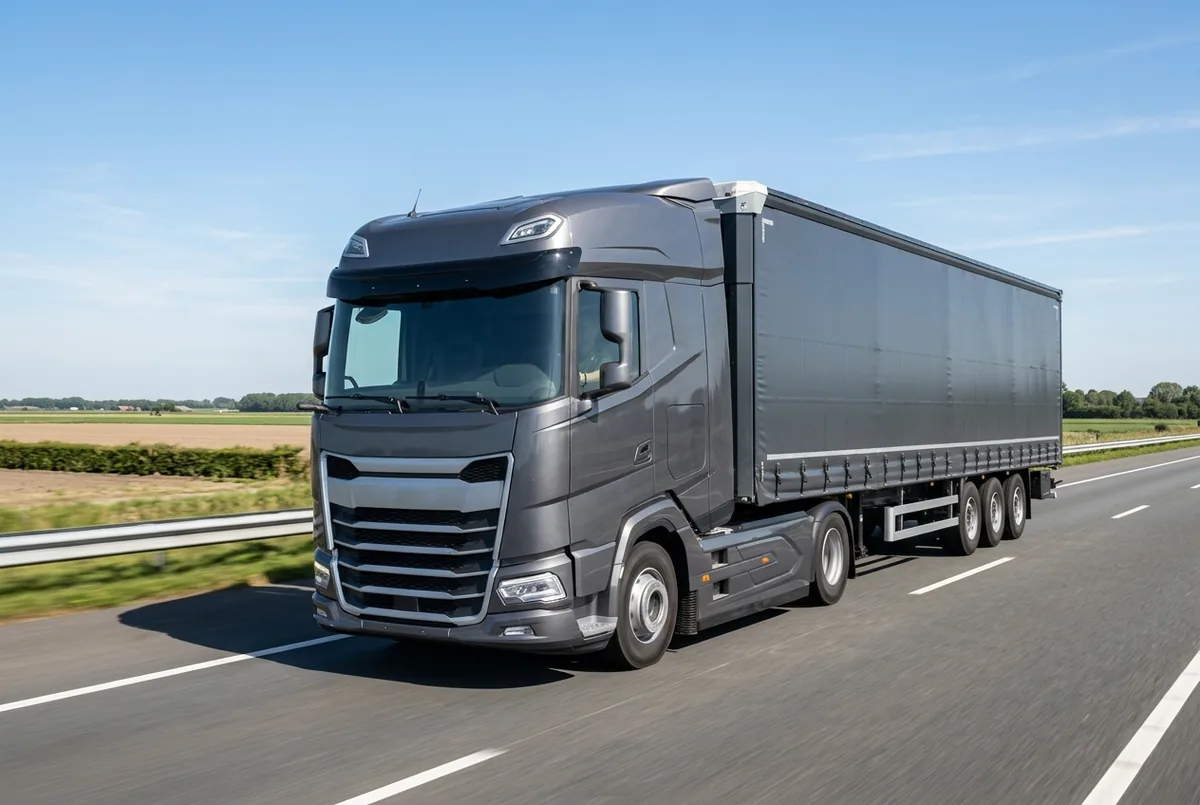 Generated illustration, not a photograph: DAF XD 410 FT, a 4×2 tractor unit