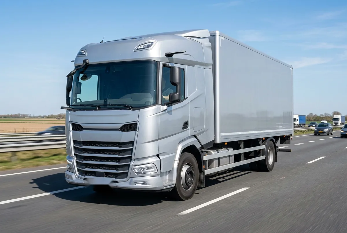 Generated illustration, not a photograph: DAF XD 450 FA, a 4×2 rigid lorry