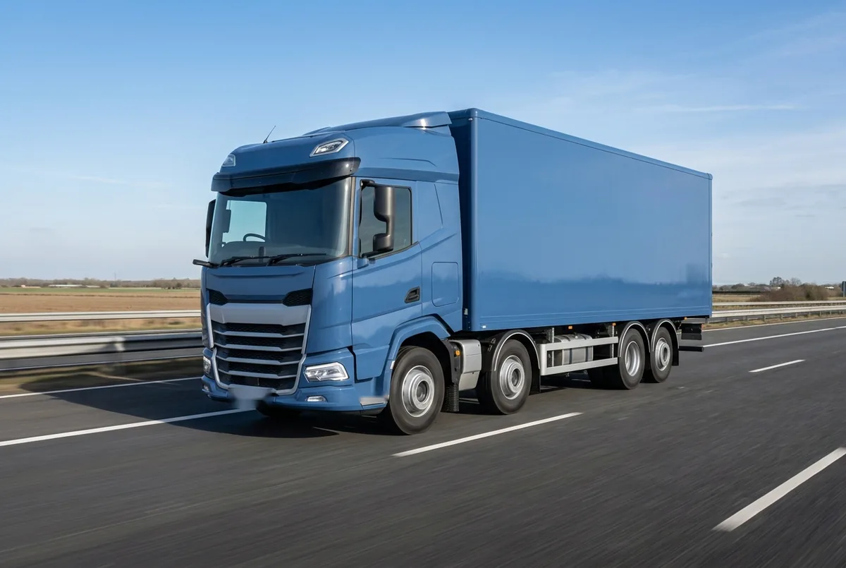 Generated illustration, not a photograph: DAF XD 450 FAQ, a 8×2 rigid lorry