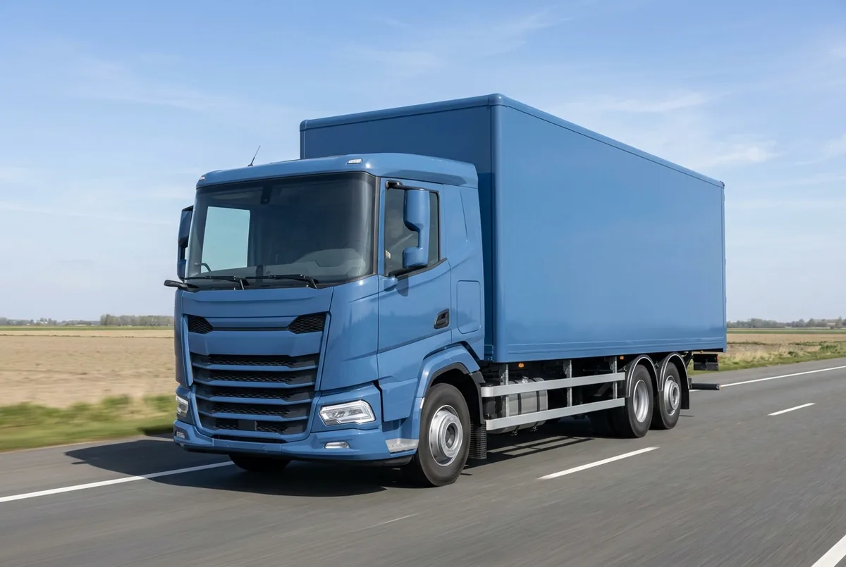 Generated illustration, not a photograph: DAF XD 450 FAS, a 6×2 rigid lorry