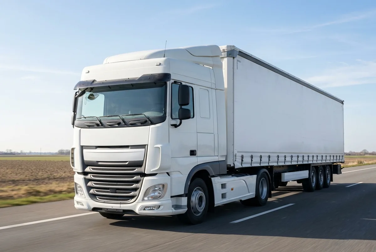Generated illustration, not a photograph: DAF XF 370 FT, a 4×2 tractor unit