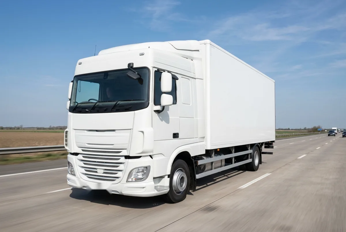 Generated illustration, not a photograph: DAF XF 410 FA, 10.8 L (from 2022), a 4×2 rigid lorry
