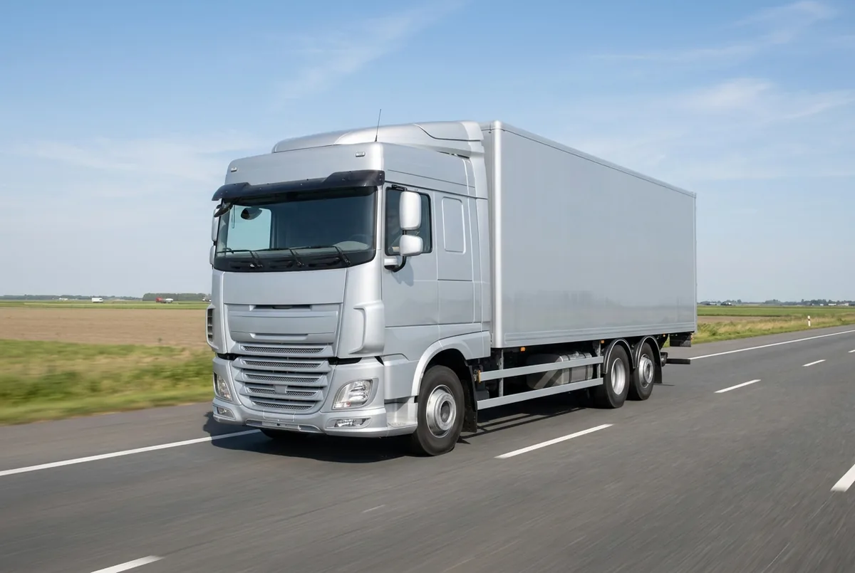 Generated illustration, not a photograph: DAF XF 410 FAN, 10.8 L (2022–2024), a 6×2 rigid lorry