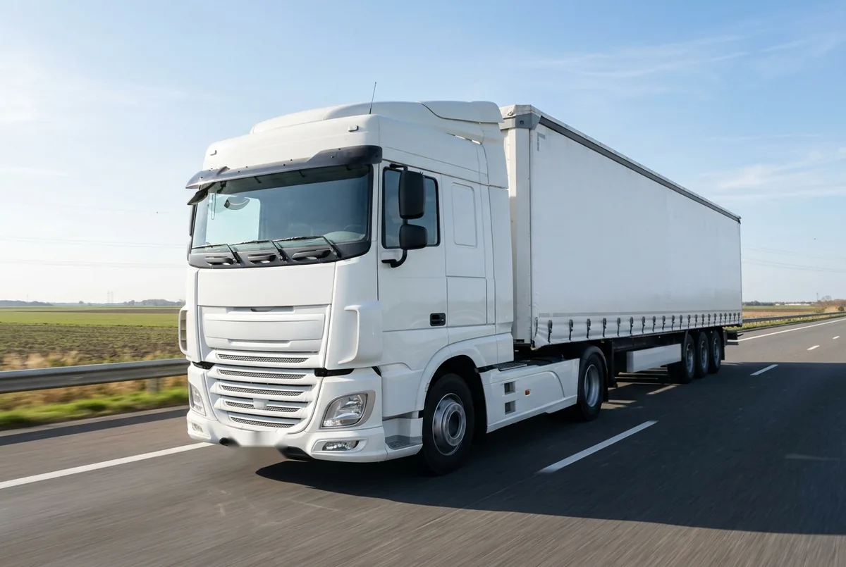 Generated illustration, not a photograph: DAF XF 410 FT (2013–2017), a 4×2 tractor unit