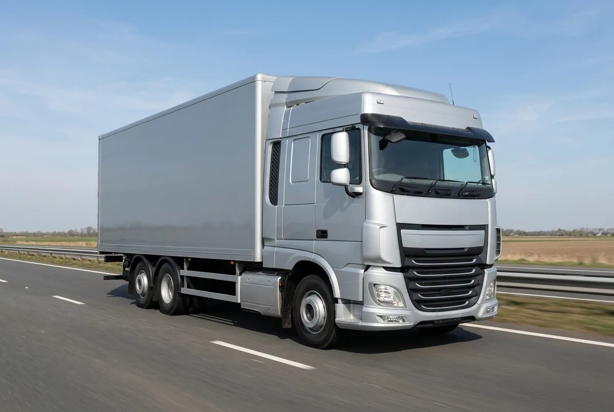 Generated illustration, not a photograph: DAF XF 430 FAN, a 6×2 rigid lorry