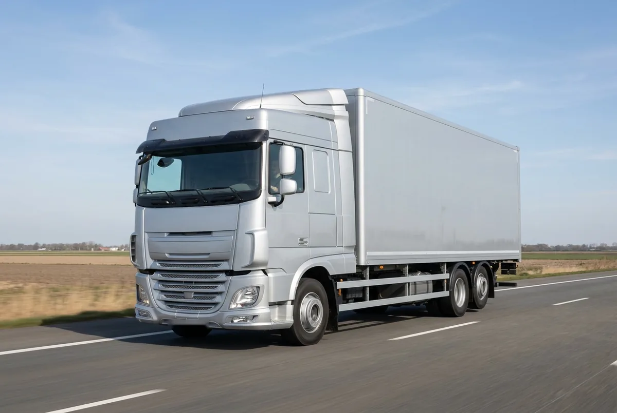 Generated illustration, not a photograph: DAF XF 430 FAR, a 6×2 rigid lorry