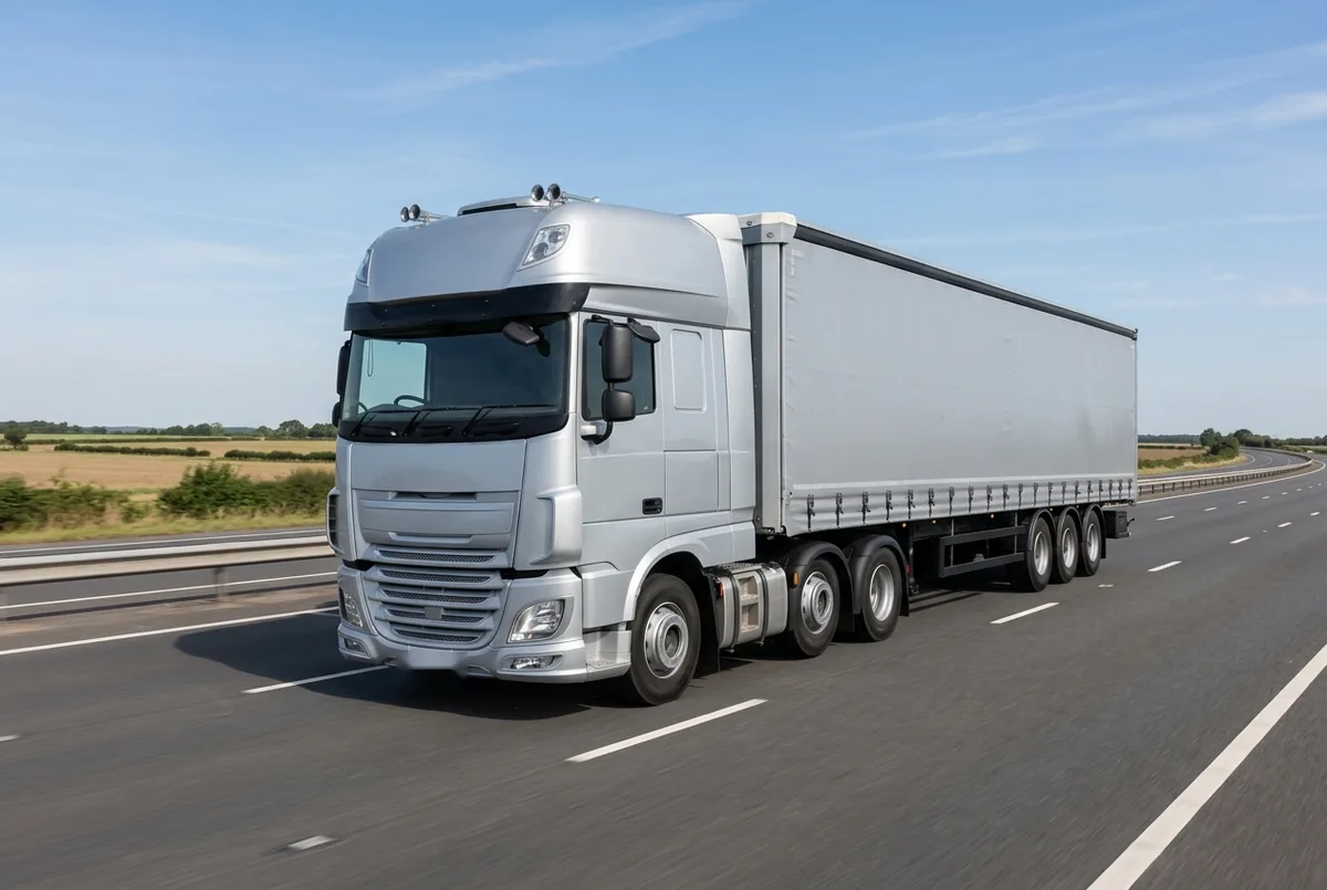 Generated illustration, not a photograph: DAF XF 430 FTN, a 6×2 tractor unit