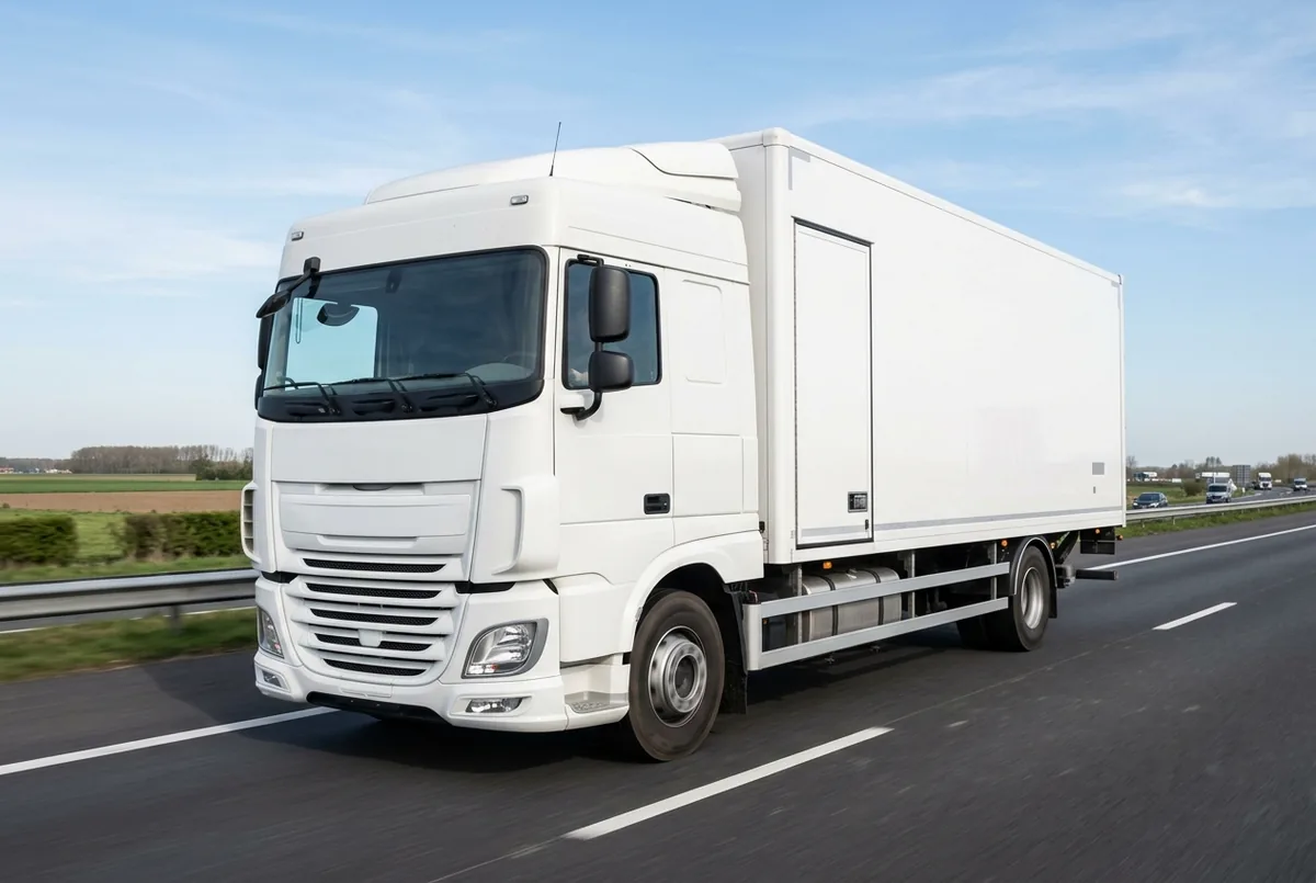 Generated illustration, not a photograph: DAF XF 440 FA, a 4×2 rigid lorry