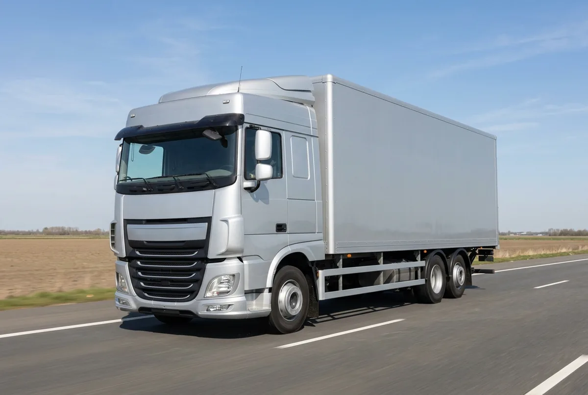 Generated illustration, not a photograph: DAF XF 440 FAR, a 6×2 rigid lorry