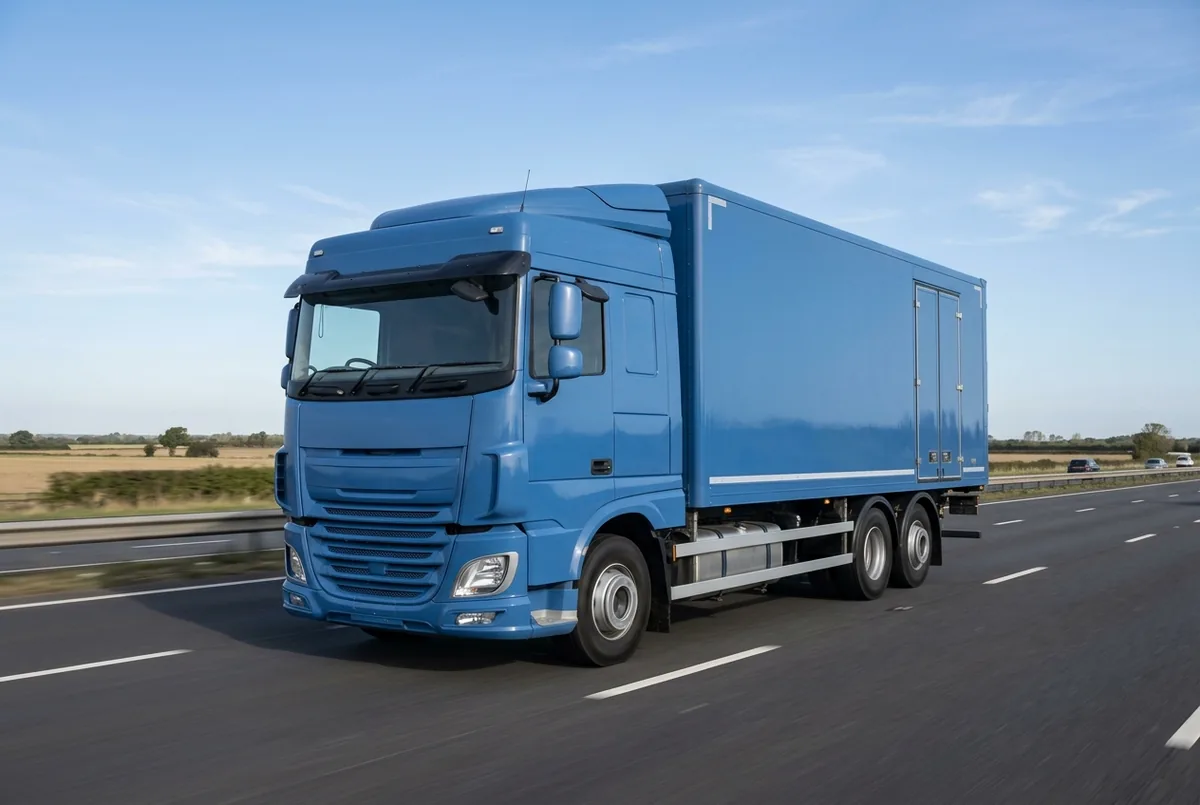 Generated illustration, not a photograph: DAF XF 440 FAS, a 6×2 rigid lorry