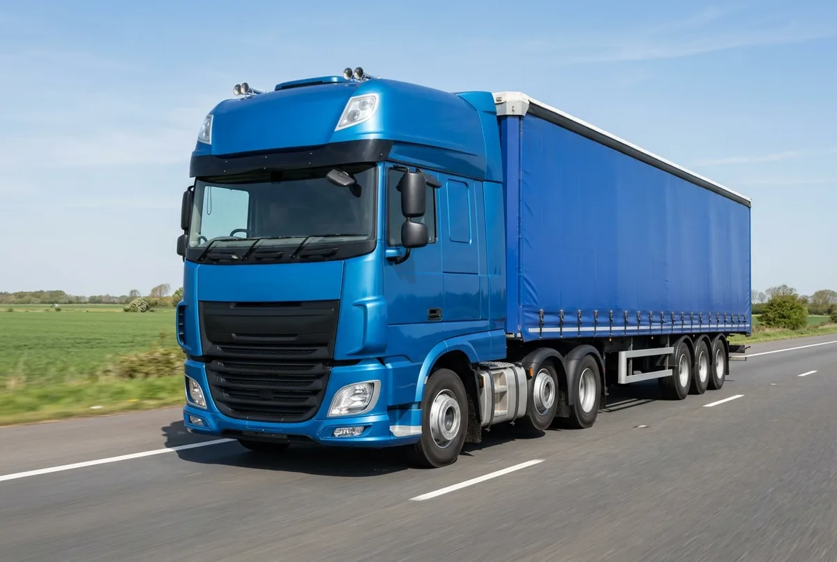 Generated illustration, not a photograph: DAF XF 440 FTG, a 6×2 tractor unit