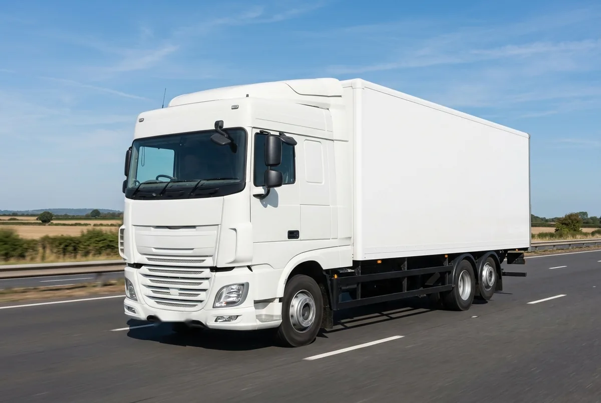 Generated illustration, not a photograph: DAF XF 450 FAS, a 6×2 rigid lorry