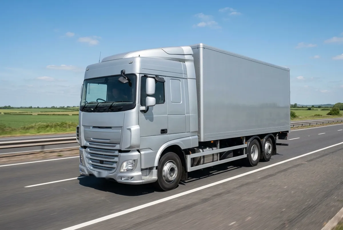 Generated illustration, not a photograph: DAF XF 450 FTP, lorry, a 6×2 rigid lorry