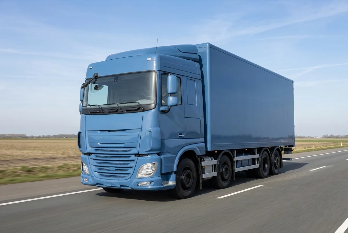 Generated illustration, not a photograph: DAF XF 460 FAK, a 8×2 rigid lorry