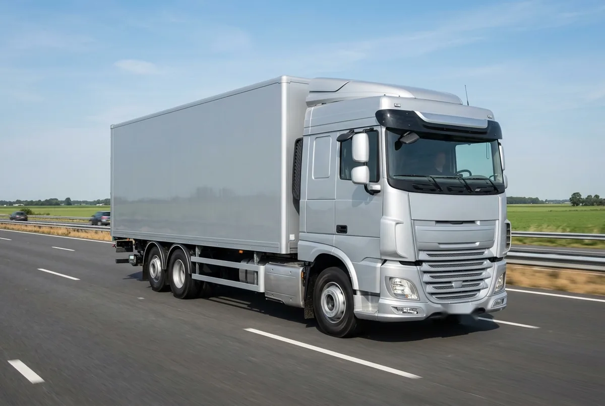 Generated illustration, not a photograph: DAF XF 460 FAN, a 6×2 rigid lorry