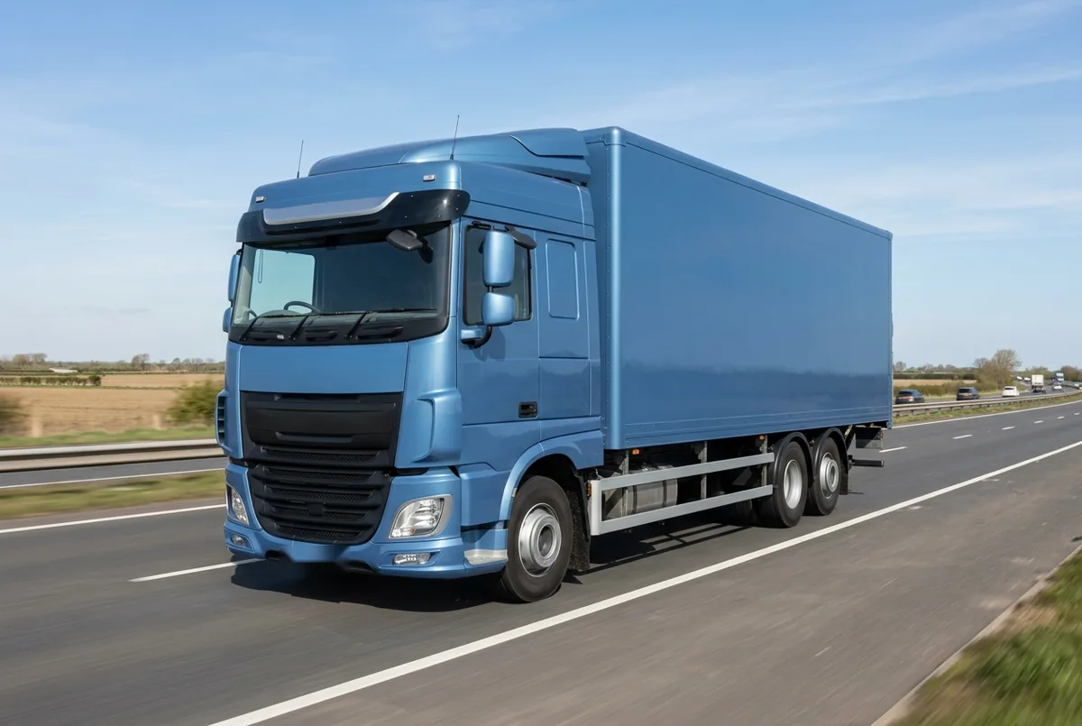 Generated illustration, not a photograph: DAF XF 460 FAR, a 6×2 rigid lorry