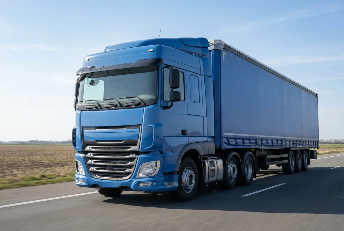 Generated illustration, not a photograph: DAF XF 460 FTP, a 6×2 tractor unit
