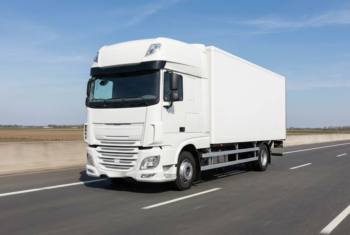 Generated illustration, not a photograph: DAF XF 480 FA, a 4×2 rigid lorry