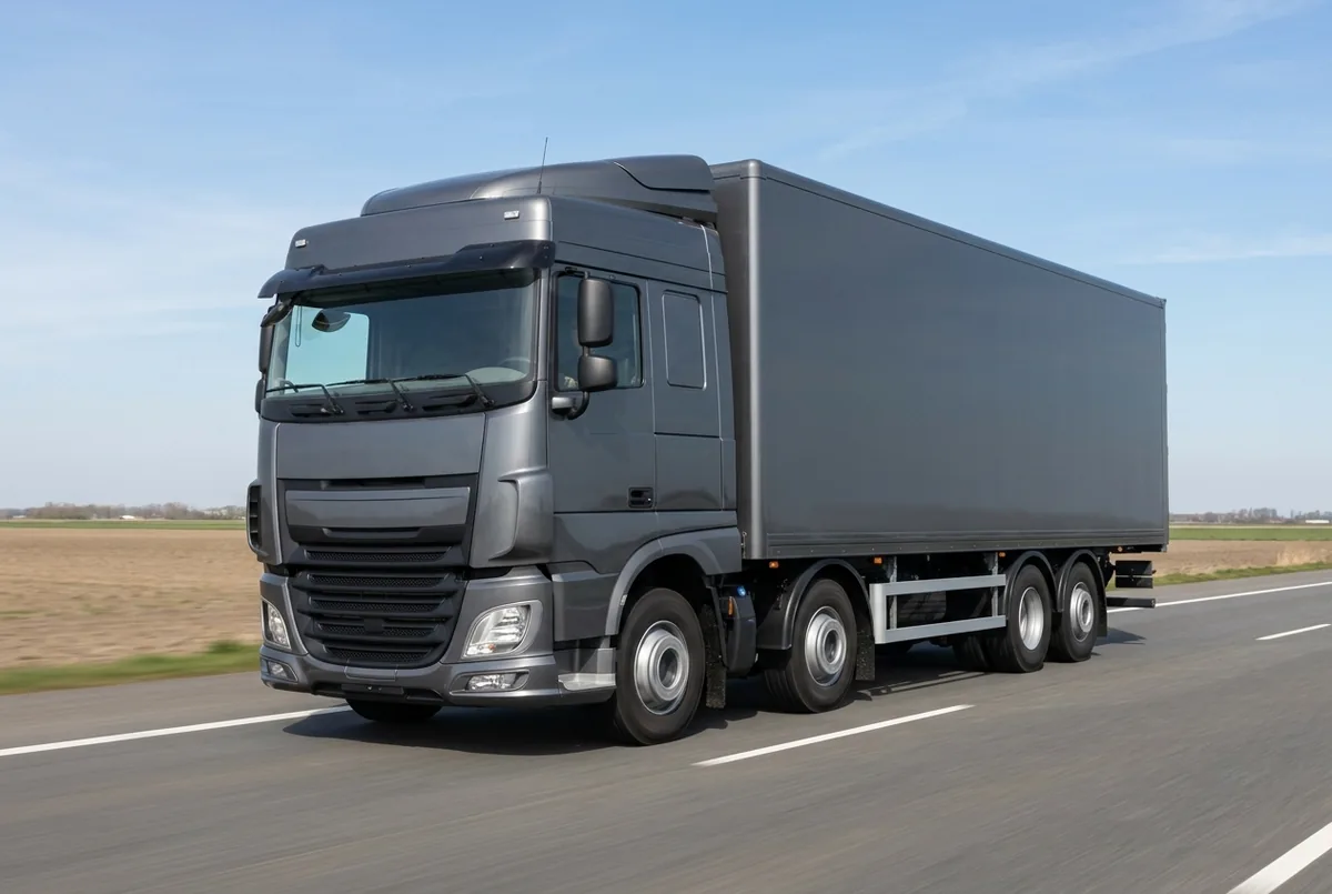 Generated illustration, not a photograph: DAF XF 480 FAW, a 8×4 rigid lorry