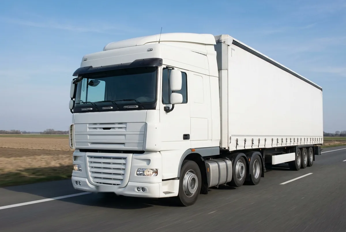 Generated illustration, not a photograph: DAF XF 480 FTN, a 6×2 tractor unit