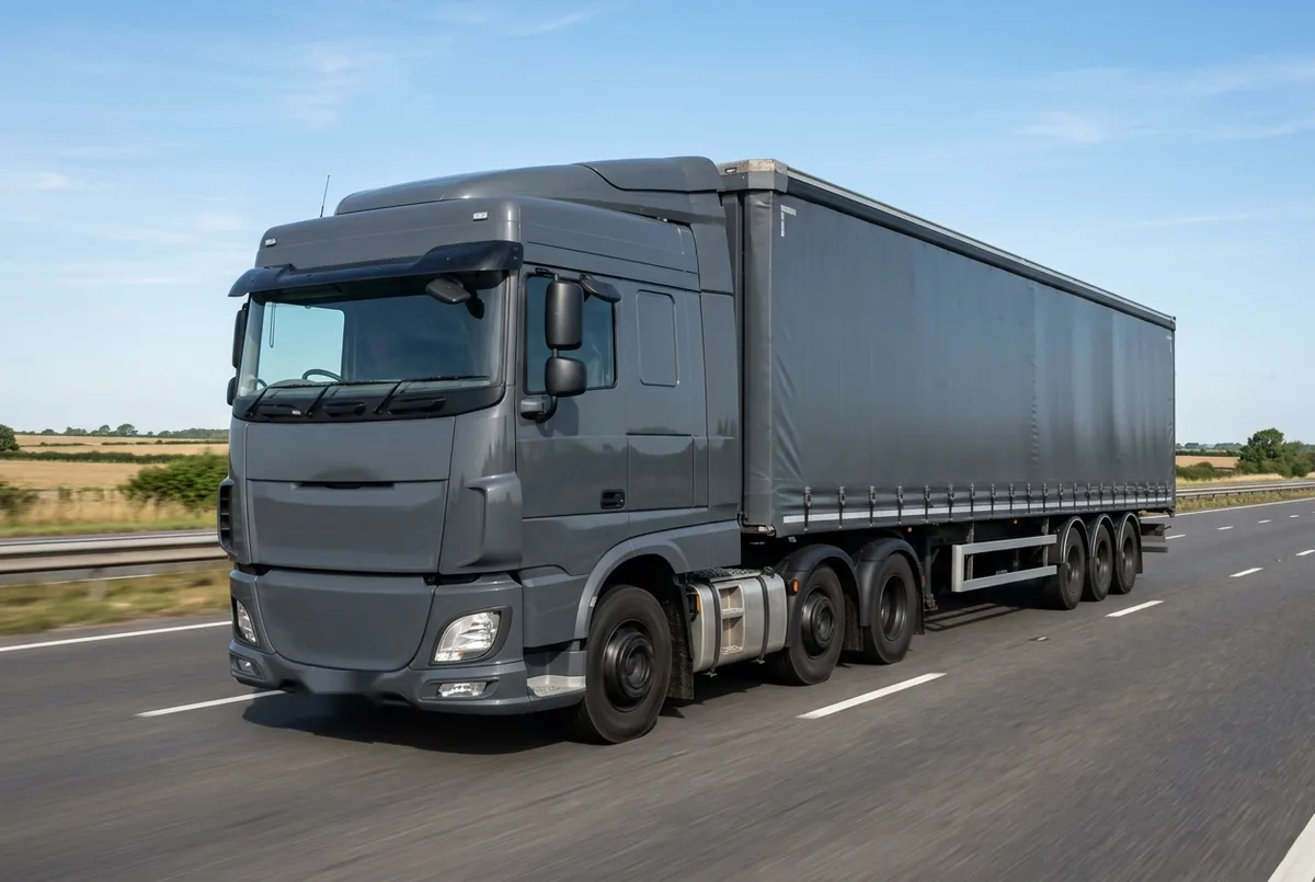 Generated illustration, not a photograph: DAF XF 480 FTP (2022–2025), a 6×2 tractor unit