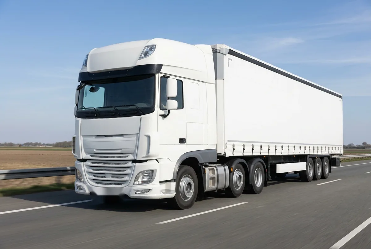 Generated illustration, not a photograph: DAF XF 480 FTT, a 6×4 tractor unit