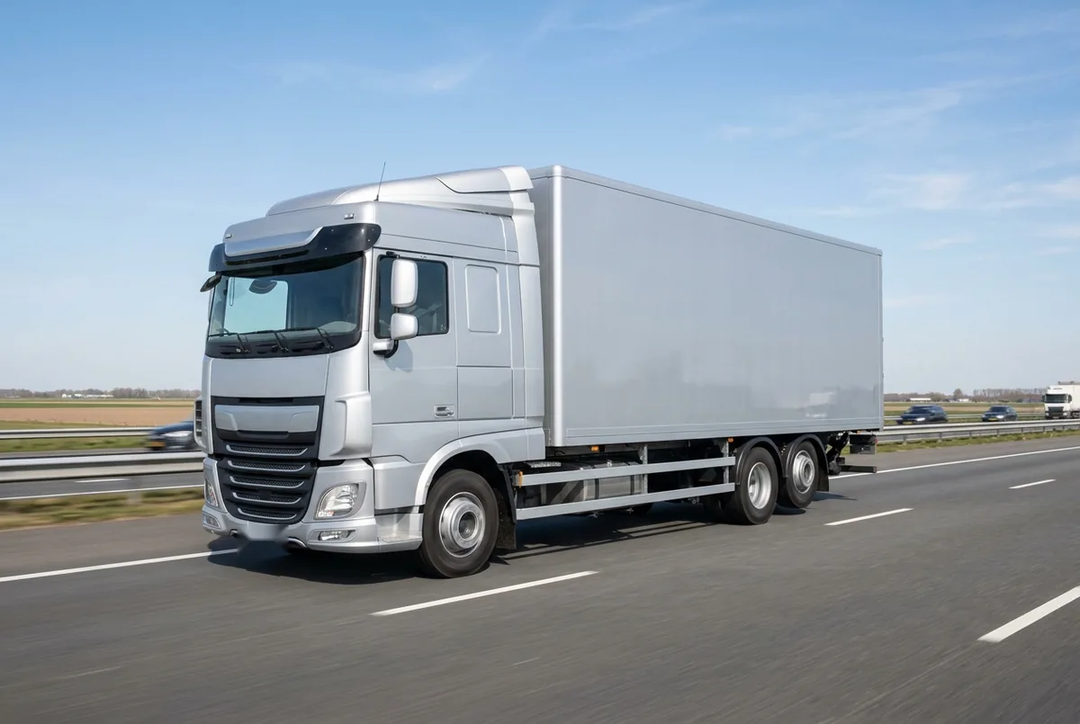 Generated illustration, not a photograph: DAF XF 510 FAS, a 6×2 rigid lorry