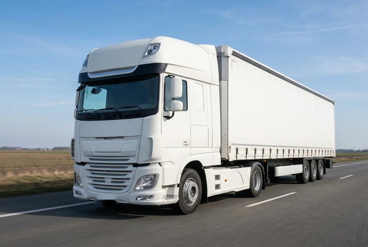 Generated illustration, not a photograph: DAF XF 510 FT, a 4×2 tractor unit