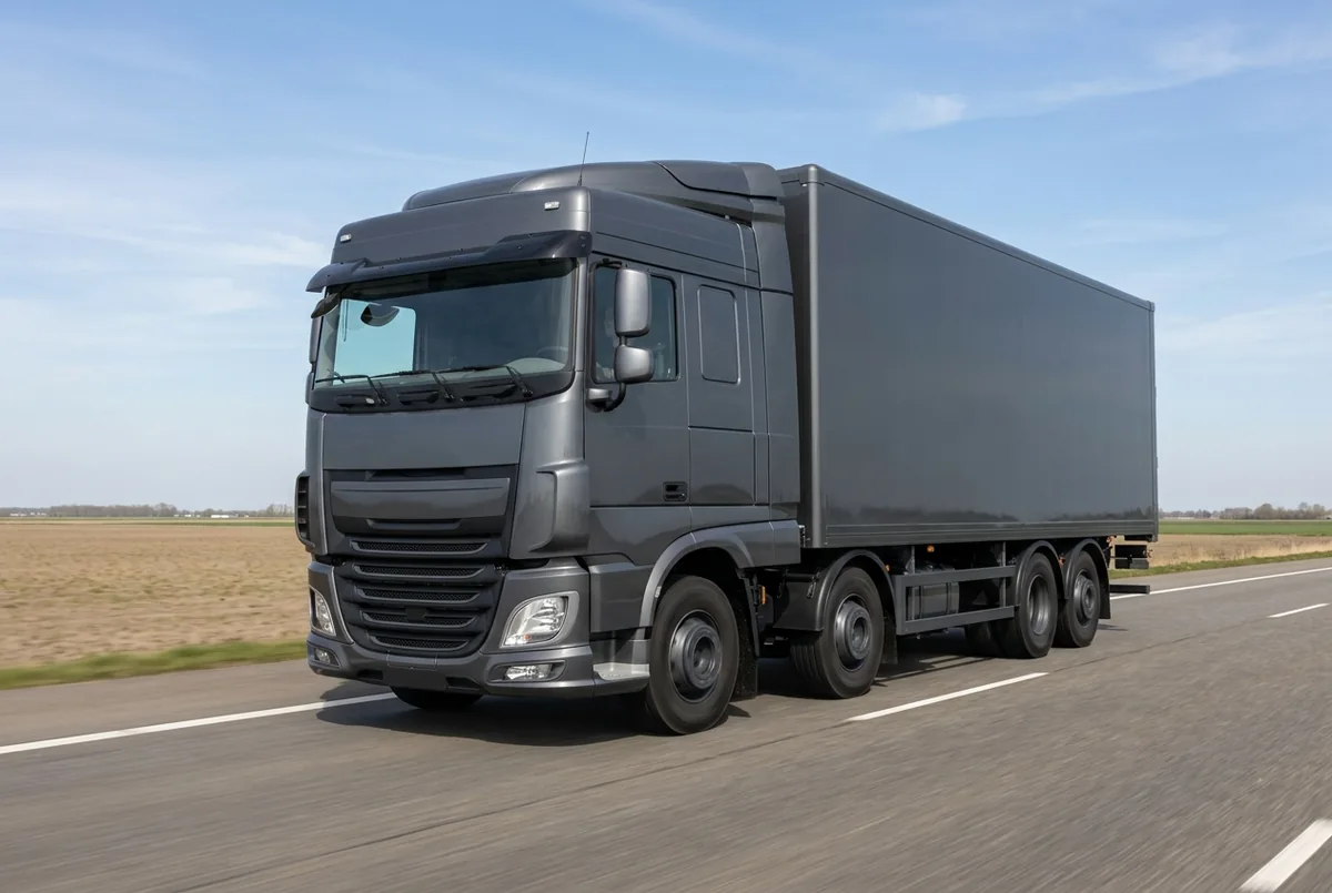 Generated illustration, not a photograph: DAF XF 530 FAW, lorry (from 2020), a 8×4 rigid lorry